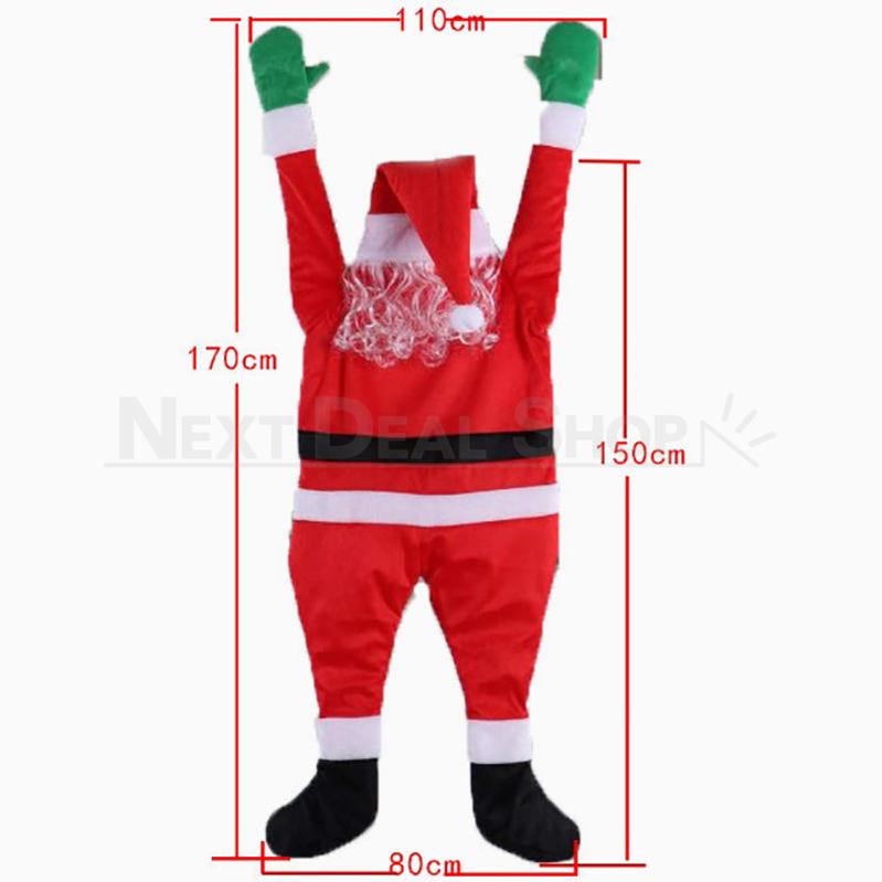 67 inch Christmas Climbing Santa Claus Decoration-View 6-Next Deal Shop