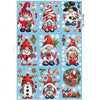 9 Sheets Christmas Gnome Window Cling-Next Deal Shop-Next Deal Shop