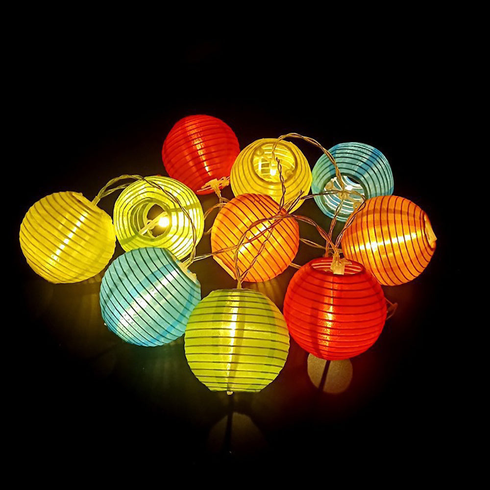 9.84ft 20 LEDs Colorful Lantern String Light-Next Deal Shop-Next Deal Shop