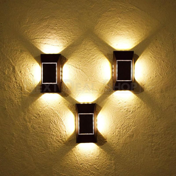 Decorative Solar Powered Garden Wall Light Next Deal Shop
