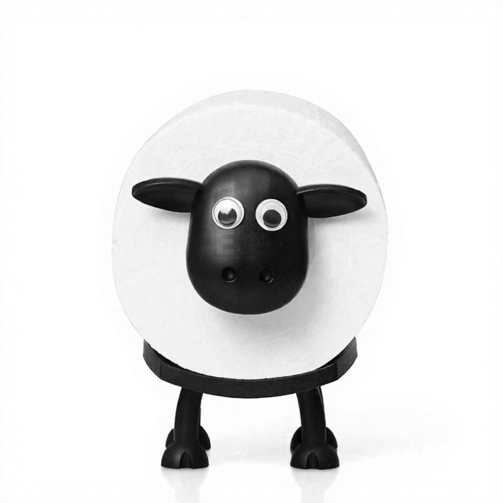 Funny Novelty Sheep Toilet Roll Holder - Bathroom Household Decor