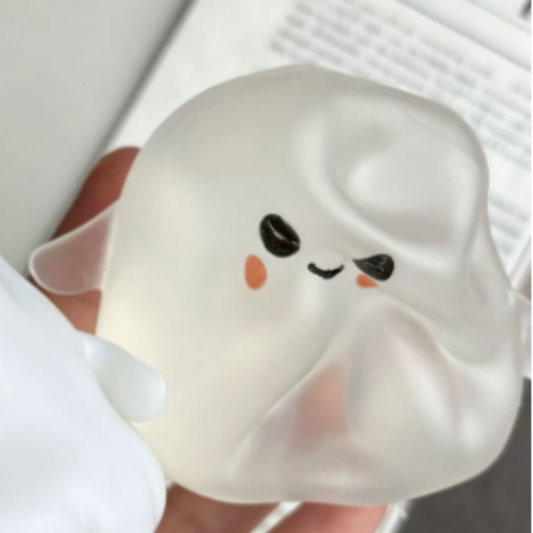 Coconut Oil Ghost Squishy Stress Relief Toy - Novelty Sensory Gift