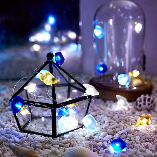 Sea Glass Decorative Lights (w/ Remote Control)-View 5-Next Deal Shop