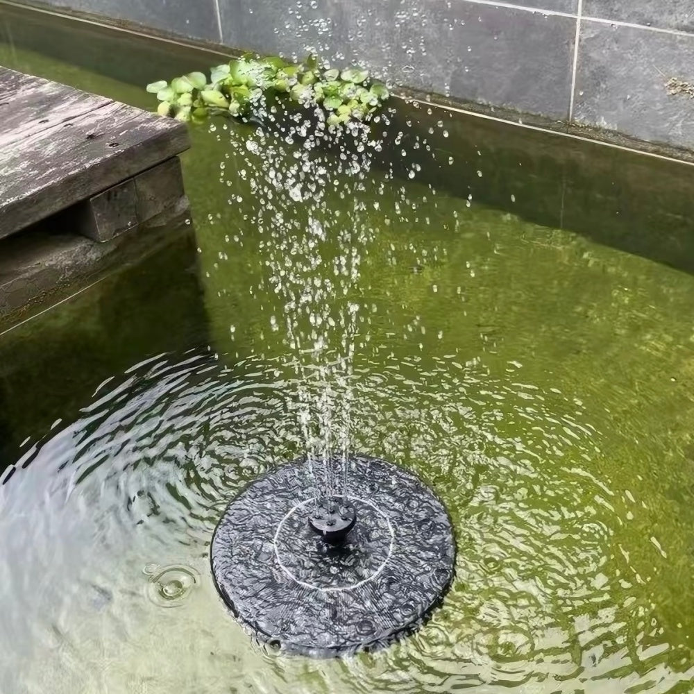 Solar‑Powered Easy Bird Fountain Kit - Home Yard Patio Outdoor Backyard Bird Water Feature Decor