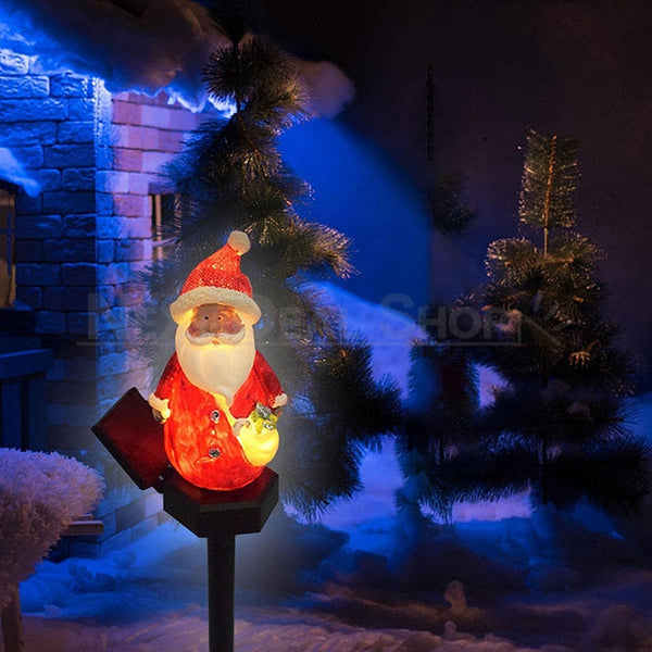 Solar Powered LED Santa Claus Stake Light Next Deal Shop