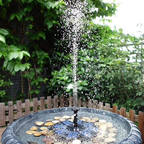 SolarPowered Outdoor Water Fountain Kit Great Addition to Your Gard