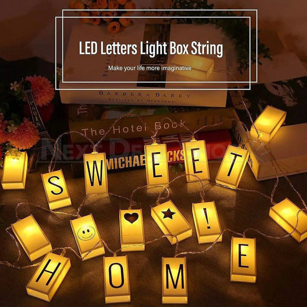 DIY Letter Light Box LED String Light