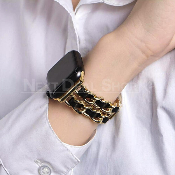 Premium Apple Watch Chain Band Next Deal Shop