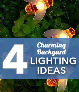 4 Charming Backyard Lighting Ideas!