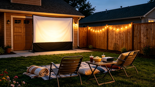 The Ultimate Late-Summer "Outdoor Cinema & Patio Lounge": Ditching the Living Room Sofa 🍿🎬✨