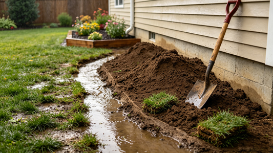 Heavy Rain Warning: 4 Yard Drainage Flaws That Threaten Your Basement (and How to Fix Them Cheap) ⛈️🏠