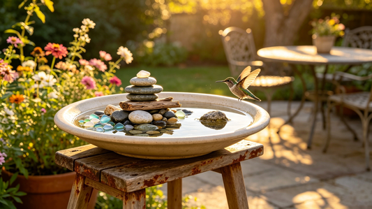 Why Your Backyard Needs a $5 "Bee & Bird Oasis" Before Late July Ends 🐝💧🐦