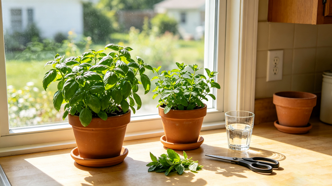 The Window-Sill Herb Garden: How to Grow Fresh Basil and Mint to Repel Summer Bugs