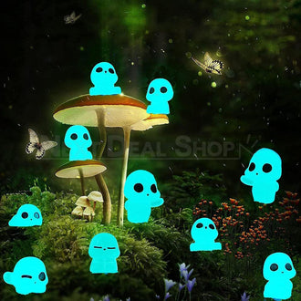 10 Pcs - Glow In the Dark Miniature Garden Tree Elves