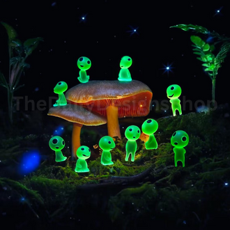 10 Pcs Glow in Dark Mini Garden Tree Elves