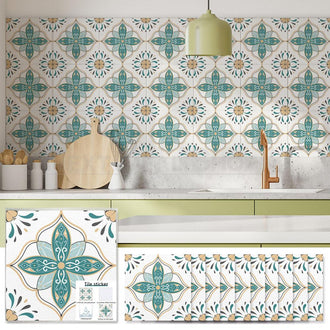 10 Pcs - Peel & Stick Backsplash Tile Stickers