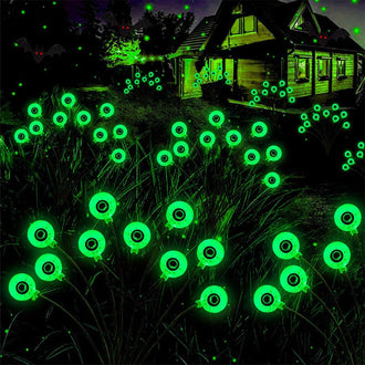 10-in-1 Solar Powered LED Ghost Eye Stake Light