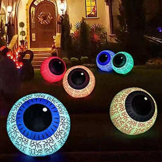 16-inch Inflatable Halloween Ghost Eyeball with LED Light