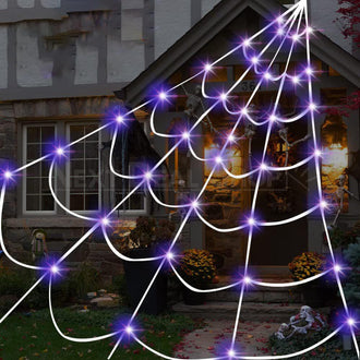 16.4 Ft Halloween Lighted Spider Web