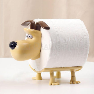 2 Pack - Adorable Puppy Toilet Roll Holder