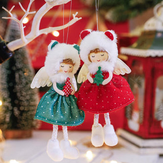 2 Pcs- Adorable Christmas Angel Hanging Ornament