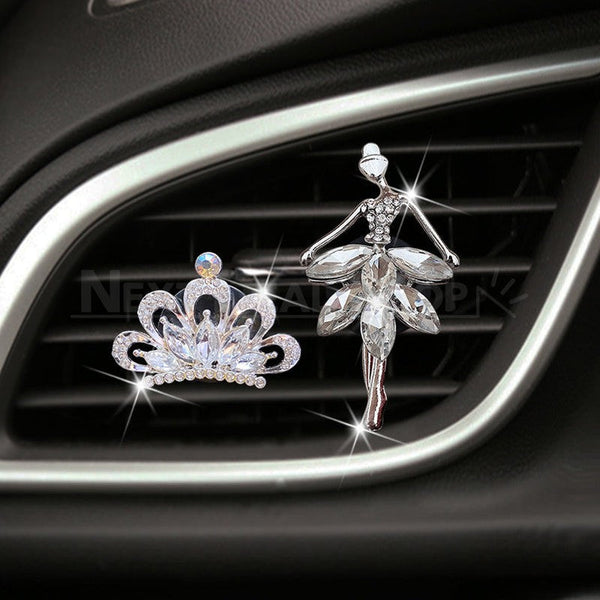 2 Pcs Ballerina & Crown Car Air Freshener Next Deal Shop