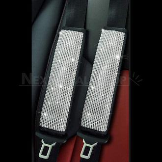 2 Pcs - Bling Car Seat Belt Cover