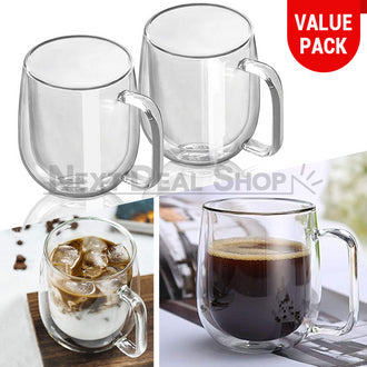 2 Pcs -  Double Wall Insulated Mug