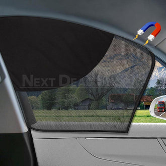 2 Pcs - Magnetic Double Layer Car Side Window Sunshade
