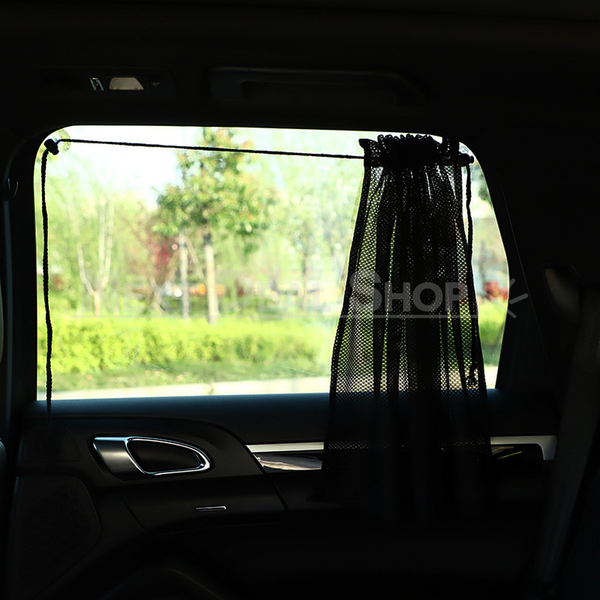 2 Pcs Mesh Car Side Window Sunshade