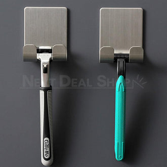 2 Pcs - Punch Free Stainless Steel Wall Hook