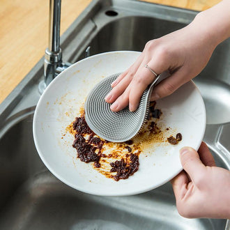 2 Pcs - Silicone Dish Cleaning Brush