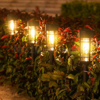 2 Pcs - Solar Powered Pathway Stake Light