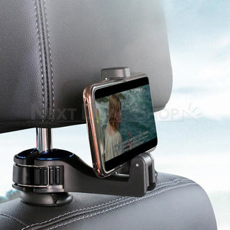 2-in-1 Car Headrest Hook with Phone Holder