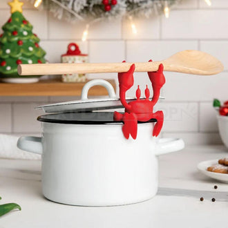 2-in-1 Silicone Crab Spoon Rest & Steam Releaser