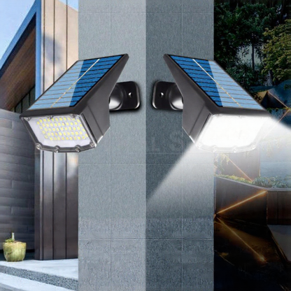 2 in 1 Solar Powered LED Outdoor Spotlight  -  Waterproof Garden Yard Lighting