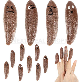 20 Pcs - Funny Poop Slingshot Finger Toy