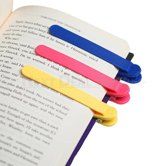 3 Pcs - Silicone Automatic Bookmark