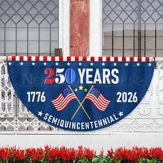 3 Pcs - USA 250th Anniversary Patriotic Fan Flag