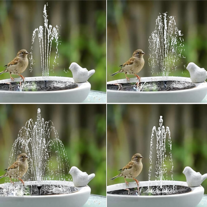 3 Tier Solar Powered Water Fountain Kit - Garden Patio Outdoor Backyard Pond Landscape Decor