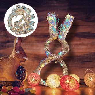 32ft Festive Easter LED Light Up Ribbon