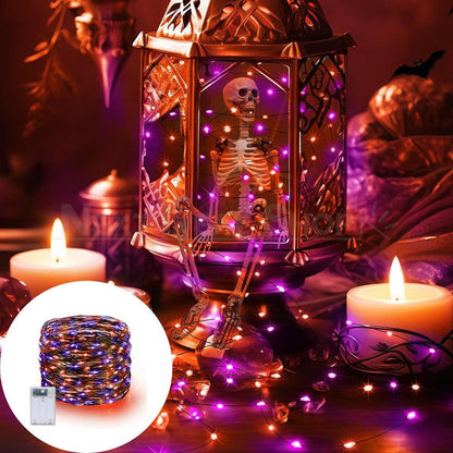 39 ft Halloween LED Copper Wire String Lights-View 1-Next Deal Shop