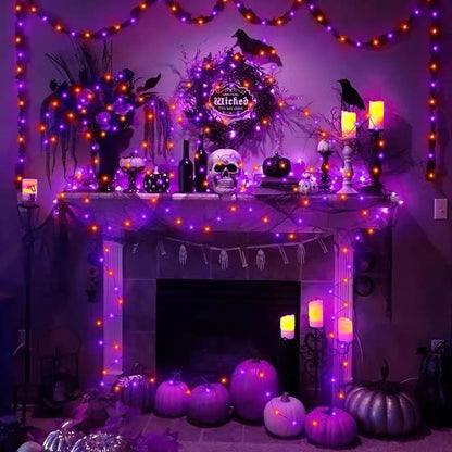 39 ft Halloween LED Copper Wire String Lights