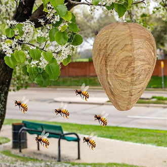 4 Pack - Hanging Wasp Nest Decoy
