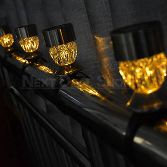 4 Pcs - Solar Powered Diamond Light with Adjustable Strap