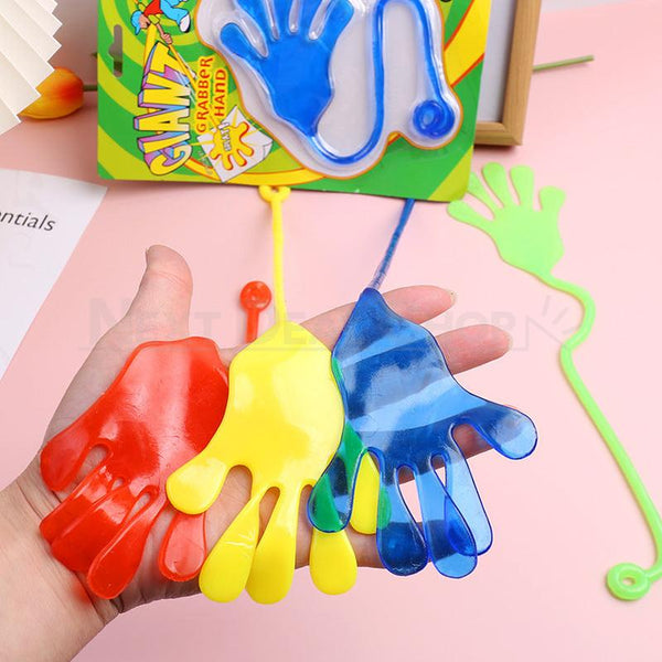 4 Pcs - Sticky Stretchy Slap Hand Toy – nextdealshop.com