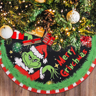48 Inch Naughty Christmas Tree Skirt