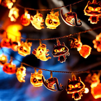 4.92 ft 10 LED Adorable Halloween String Lights