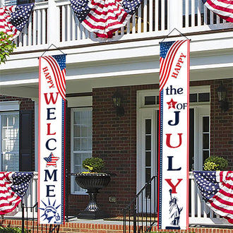4th of July Patriotic Door Banners