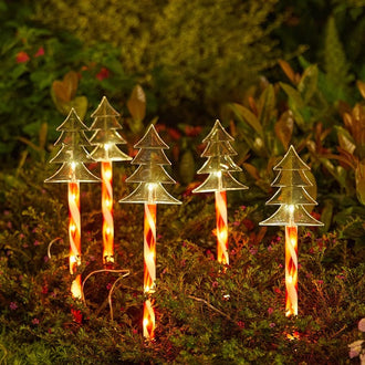 5-in-1 Solar Powered Christmas Outdoor Stake Light